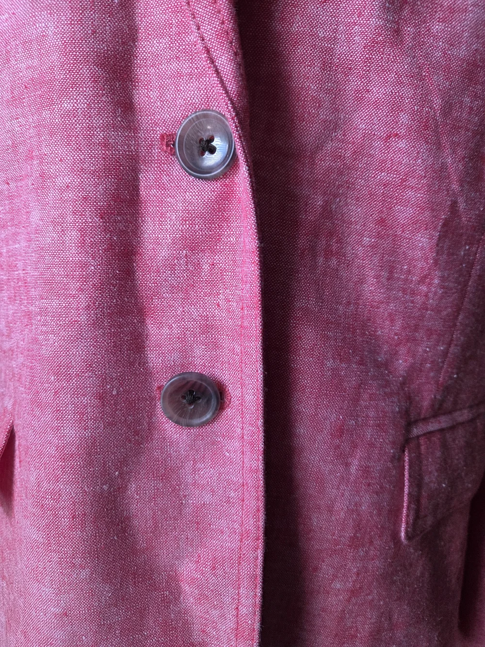 J Crew Pink Women's Linen Blend  Blazer Size 8